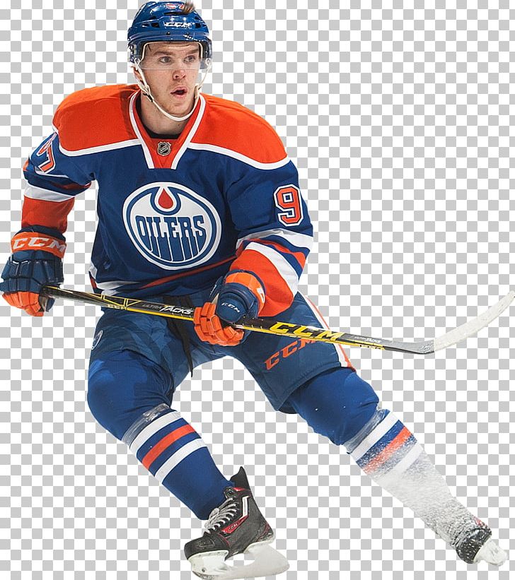 Connor McDavid Edmonton Oilers CCM Hockey National Hockey League 2015 NHL Entry Draft PNG, Clipart, Baseball Equipment, Blue, Brad Pitt, Celebrities, Hockey Free PNG Download