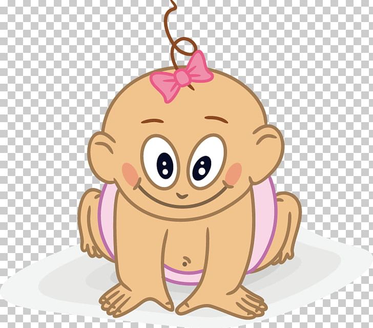 Infant Cartoon Child PNG, Clipart, Baby, Baby Clothes, Baby Girl, Bow Tie, Bow Vector Free PNG Download