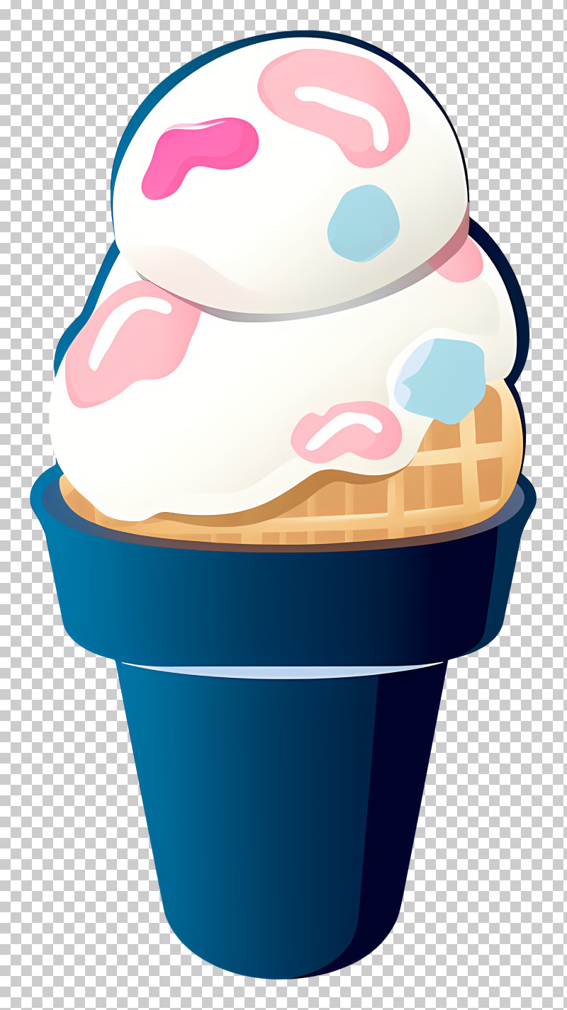 Vanilla Ice Cream - Double Scoop Ice Cream PNG