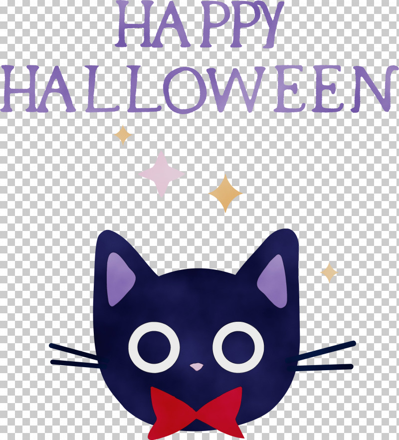 Cat Cat-like Snout Whiskers Cartoon PNG, Clipart, Cartoon, Cat, Catlike, Geometry, Happy Halloween Free PNG Download