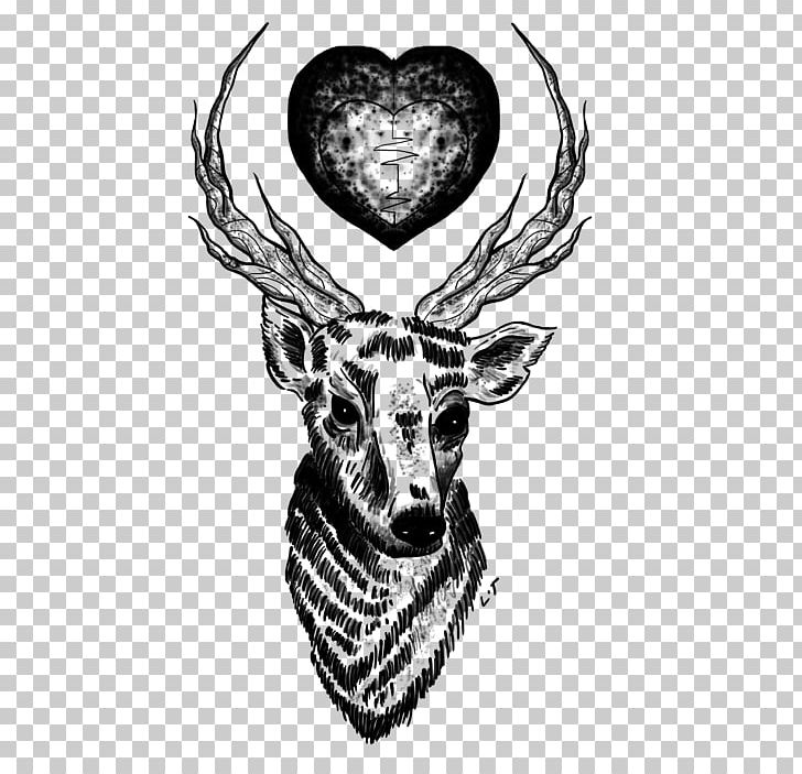 Deer Tattoo One Direction Drawing Musician PNG, Clipart, Animals, Antler, Art, Black And White, Deer Free PNG Download