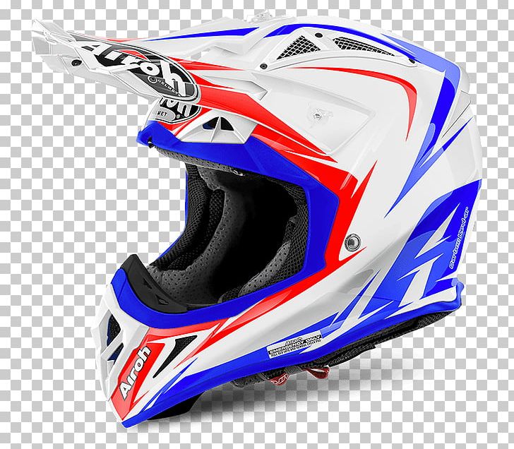 Motorcycle Helmets AIROH Motocross Off-roading PNG, Clipart, Agv, Blue, Electric Blue, Enduro Motorcycle, Motorcycle Free PNG Download