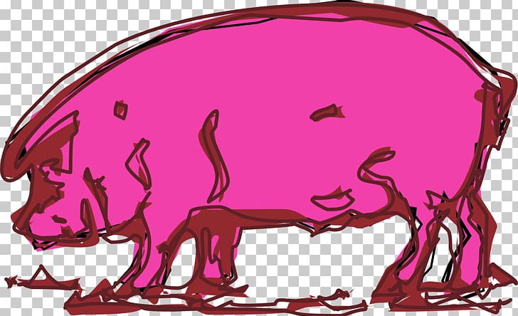 Purple Mammal Animals PNG, Clipart, Animal, Animals, Cartoon, Cattle Like Mammal, Color Free PNG Download