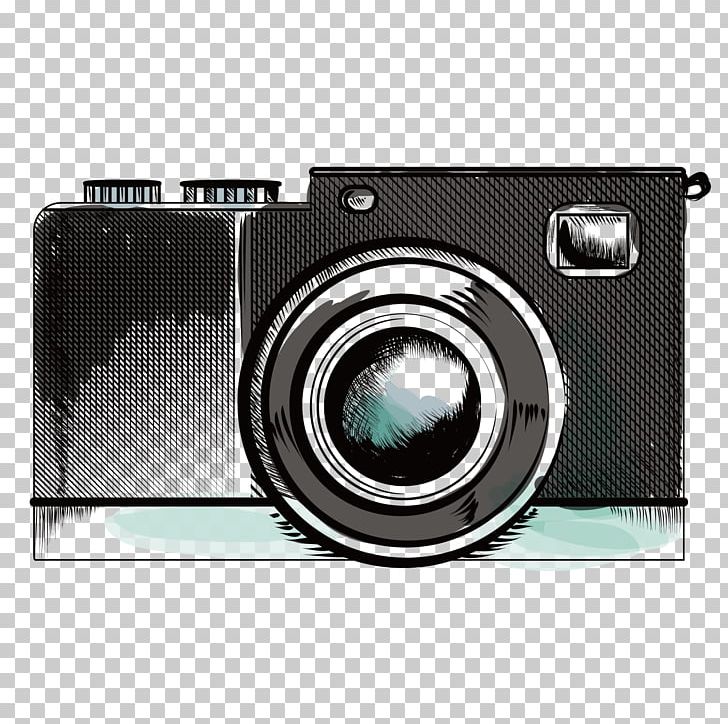 Camera Photography Illustration PNG, Clipart, Black, Black And White, Came, Camera Icon, Camera Lens Free PNG Download