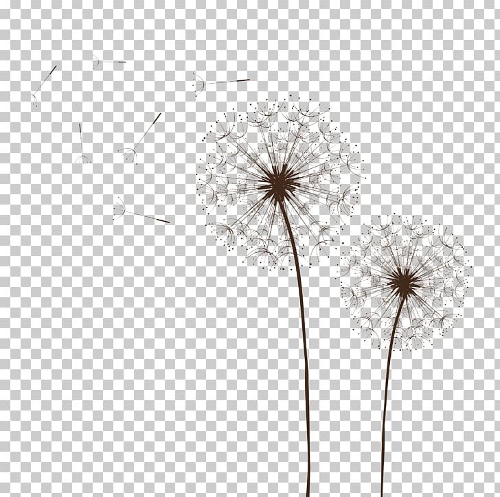 Common Dandelion Euclidean Stock Photography Featurepics PNG, Clipart, Black And White, Computer Wallpaper, Flower, Flowers, Hand Free PNG Download