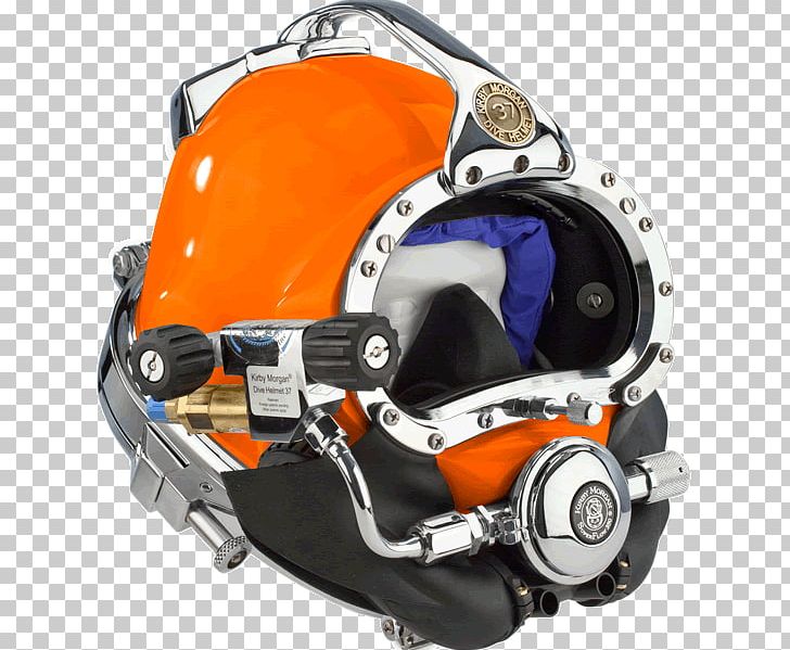 Kirby Morgan Dive Systems Diving Helmet Underwater Diving Full Face Diving Mask Professional Diving PNG, Clipart, Motorcycle Accessories, Motorcycle Helmet, Orange, Personal Protective Equipment, Professional Diving Free PNG Download