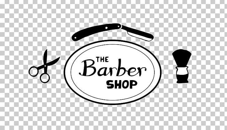 Logo Material Font PNG, Clipart, Baber Shop, Black And White, Brand, Circle, Communication Free PNG Download