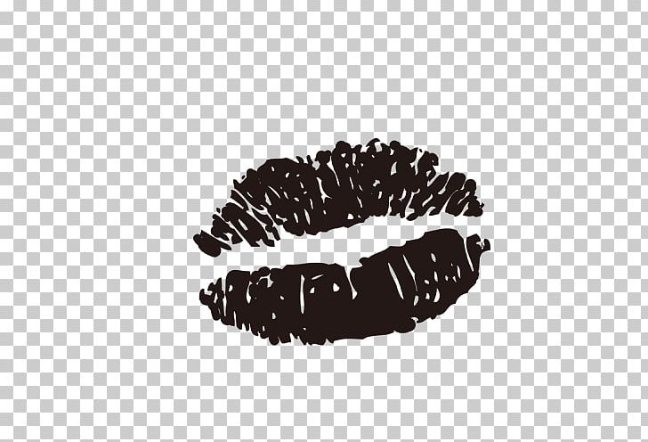 Kiss Lipstick Illustration PNG, Clipart, Black, Black And White, Cartoon, Cartoon Lips, Color Free PNG Download