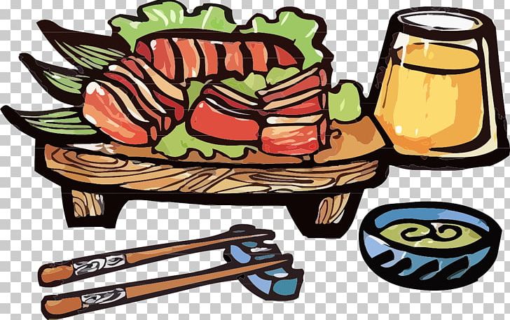 Sushi Cartoon Japanese Cuisine PNG, Clipart, Cartoon, Cooked Rice, Cuisine, Decorative Elements, Elements Free PNG Download