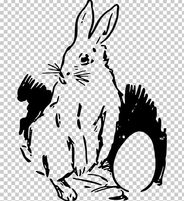 Easter Bunny Domestic Rabbit Easter Egg PNG, Clipart, Ausmalbild, Black, Carnivoran, Dog Like Mammal, Easter Bunny Free PNG Download