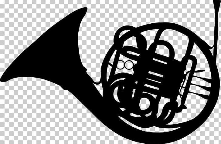French Horns Silhouette PNG, Clipart, Animals, Black And White, Brass Instrument, Download, Drawing Free PNG Download