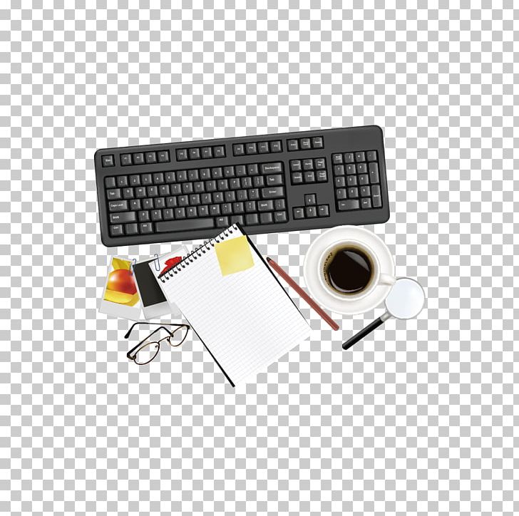 Computer Keyboard Office Supplies PNG, Clipart, Desk, Desktop Computer, Electronics, Encapsulated Postscript, Feather Pen Free PNG Download