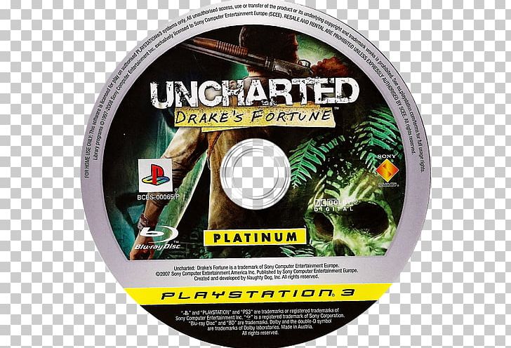 Uncharted: Drake's Fortune PlayStation 3 Sony Naughty Dog Compact Disc PNG, Clipart,  Free PNG Download
