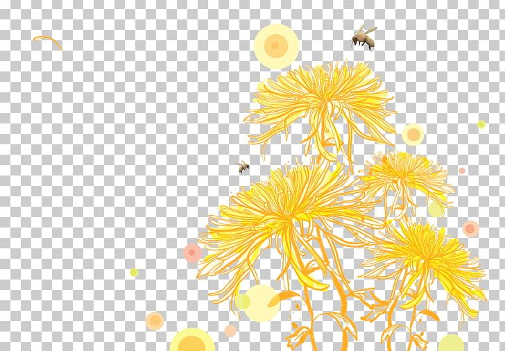 Bee Chrysanthemum PNG, Clipart, Bee Hive, Bees, Bees Honey, Cartoon Bee, Chrysanths Free PNG Download