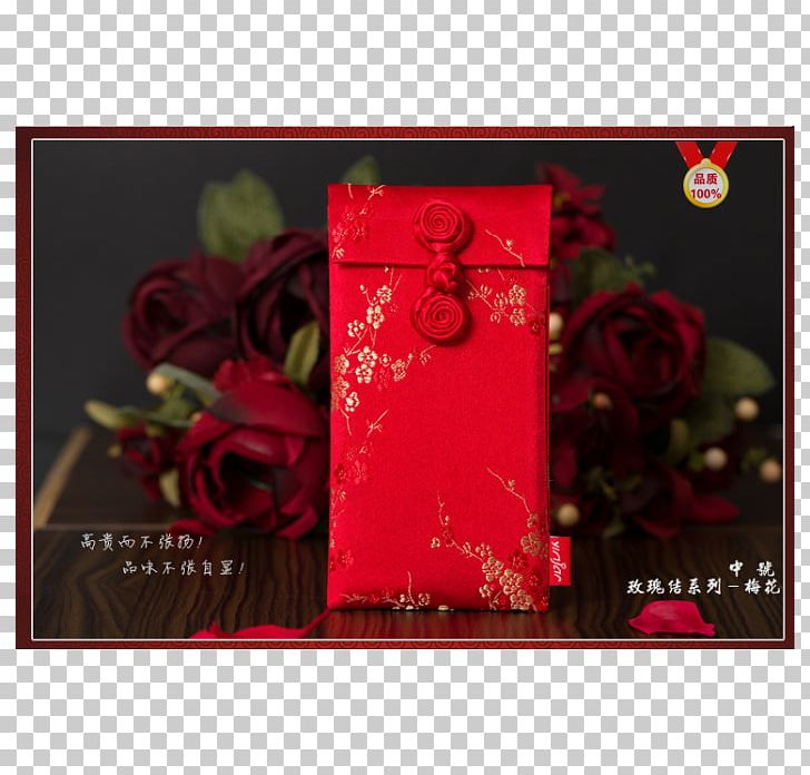 Red Envelope Garden Roses Textile Greeting & Note Cards PNG, Clipart, Birthday, Button, Chinese New Year, Envelope, Floral Design Free PNG Download