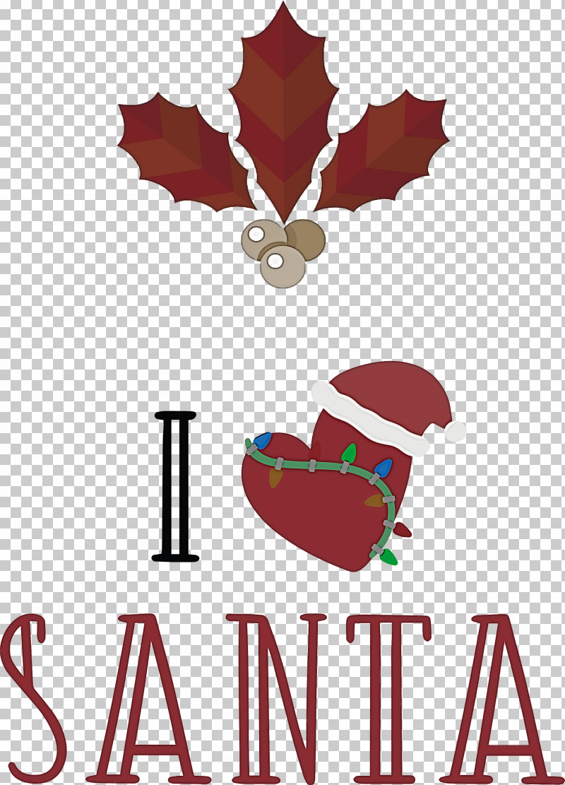 I Love Santa Santa Christmas PNG, Clipart, Black, Black Screen Of Death, Christmas, Cover Art, Fine Arts Free PNG Download