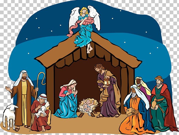 Nativity Scene Nativity Of Jesus Gospel Of Matthew Gospel Of Luke PNG, Clipart, Art, Biblical Magi, Cartoon, Child Jesus, Christmas Free PNG Download