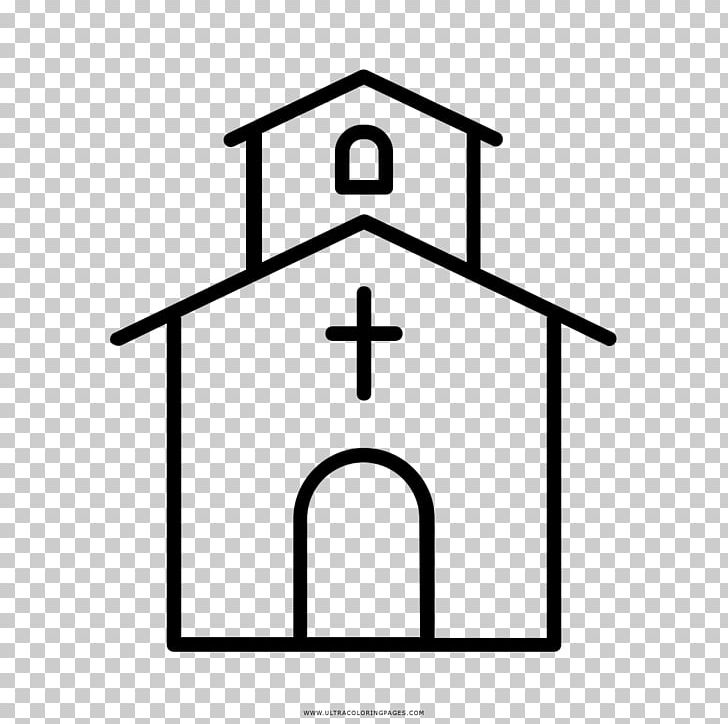 Christian Church Drawing Coloring Book PNG, Clipart, Angle, Area, Black And White, Building, Chapel Free PNG Download