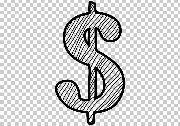 Dollar Sign Symbol PNG, Clipart, Area, Artwork, Black And White, Clip Art, Computer Icons Free PNG Download