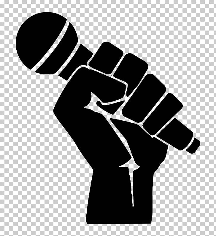 Microphone Drawing PNG, Clipart, Arm, Audio, Audio Equipment, Black And White, Cara Free PNG Download