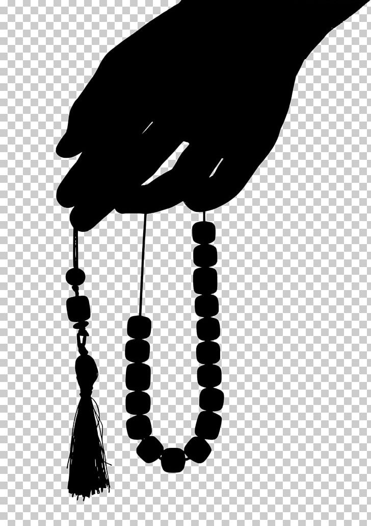 Worry Beads Prayer Beads Misbaha Silhouette PNG, Clipart, Bead, Black And White, Misbaha, Miscellaneous, Neck Free PNG Download