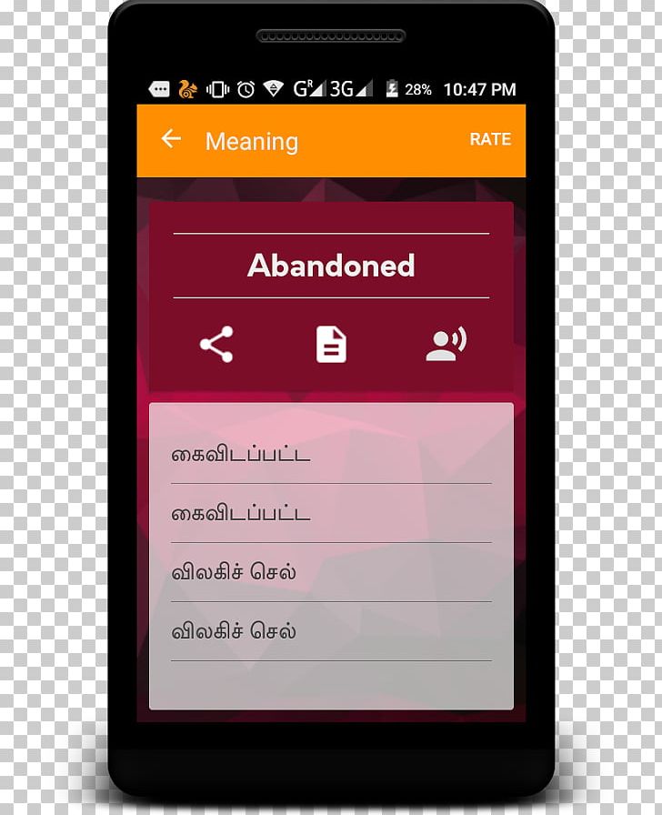 Translation Feature Phone Meaning Word Dictionary PNG, Clipart