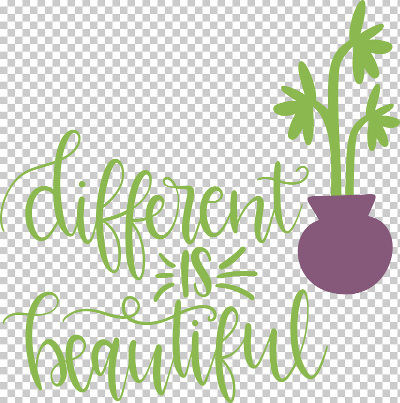 Different Is Beautiful Womens Day PNG, Clipart, Flower, Green, Leaf, Logo, Plants Free PNG Download