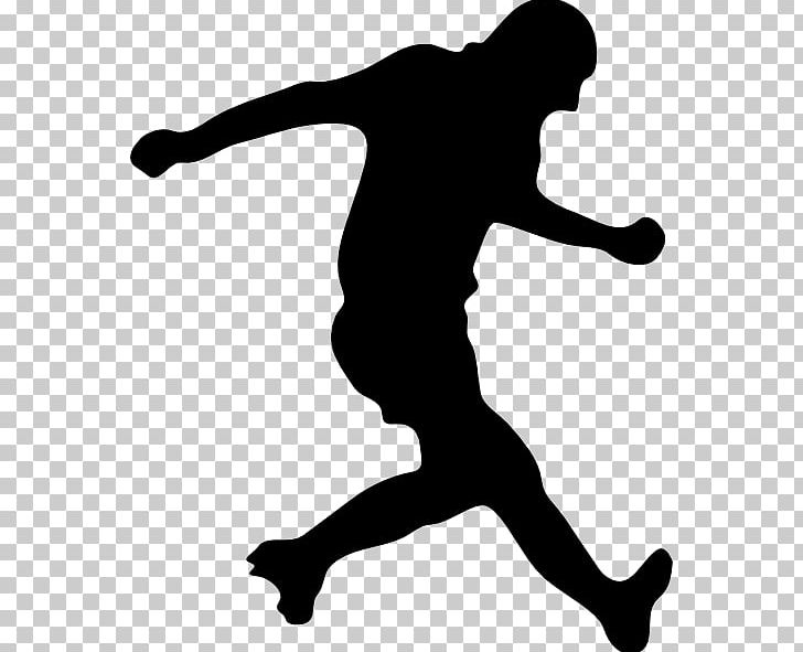 Football Player Silhouette PNG, Clipart, Ball, Black And White, Football, Football Player, Footwear Free PNG Download