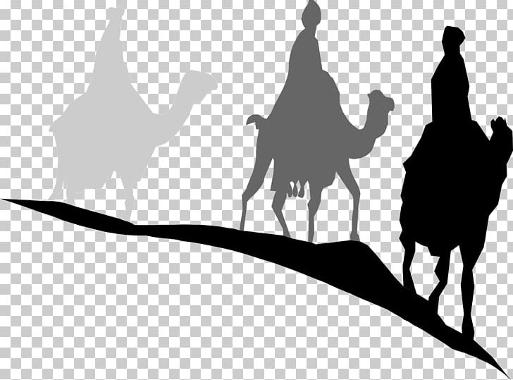 Biblical Magi Christmas Nativity Scene Craft PNG, Clipart, Animals, Art, Biblical Magi, Black And White, Camel Free PNG Download