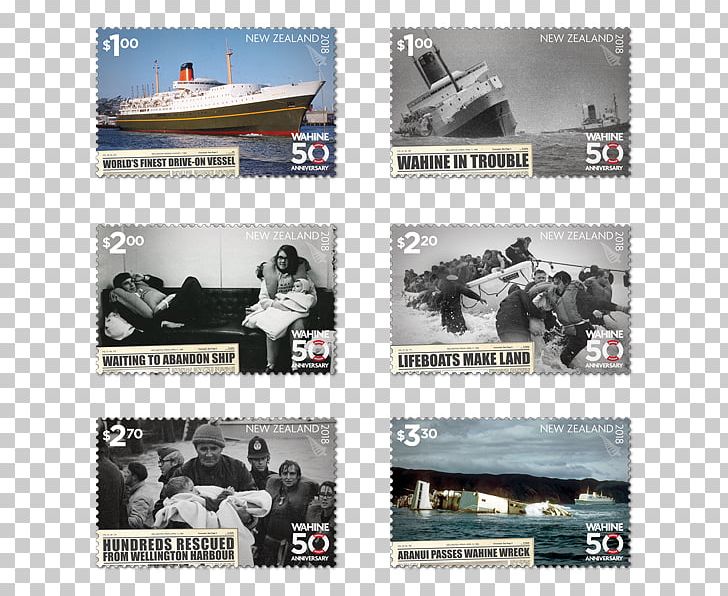 TEV Wahine Barrett Reef Ship Postage Stamps Cook Strait PNG, Clipart, Boat, Brand, Hobby, Katastrofa Morska, Manobra Free PNG Download