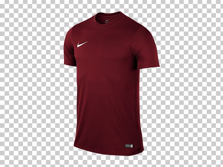 T-shirt Dri-FIT Nike Red PNG, Clipart, Active Shirt, Clothing, Football, Jersey, Maroon Free PNG Download