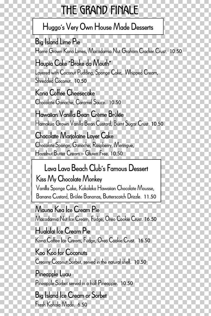 Breakfast Haupia Menu Dessert Restaurant PNG, Clipart,  Free PNG Download