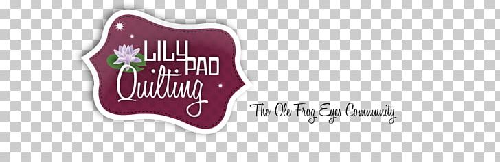 Quilting Logo Brand Font PNG, Clipart, Blog, Brand, Hops, Label, Lily Pad Free PNG Download