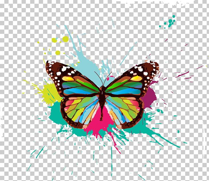Facebook Paint Color PNG, Clipart, Banner, Brush Footed Butterfly, Butterfly, Color Pencil, Color Powder Free PNG Download
