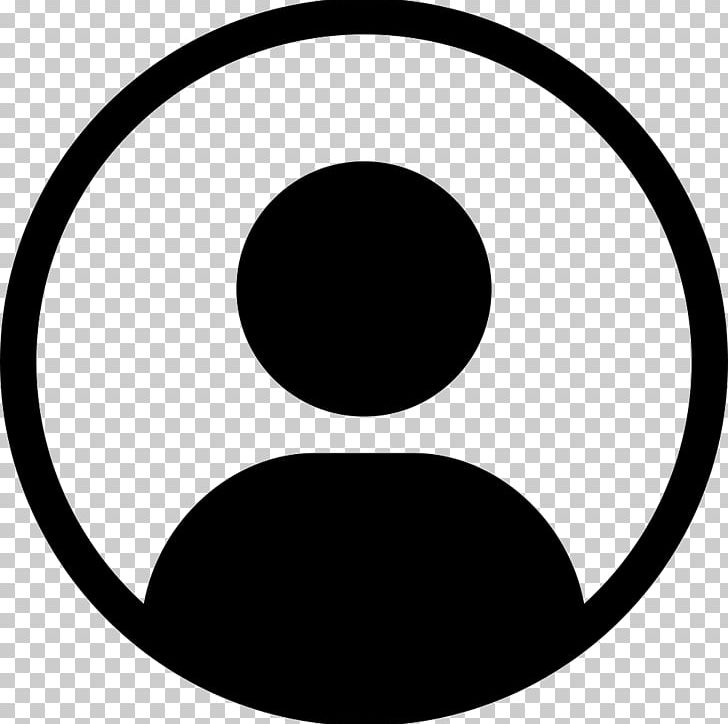 Computer Icons User PNG, Clipart, Area, Avatar, Black, Black And White, Circle Free PNG Download