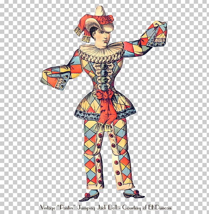 Clown Paper Harlequin Jumping Jack Doll PNG, Clipart,  Free PNG Download