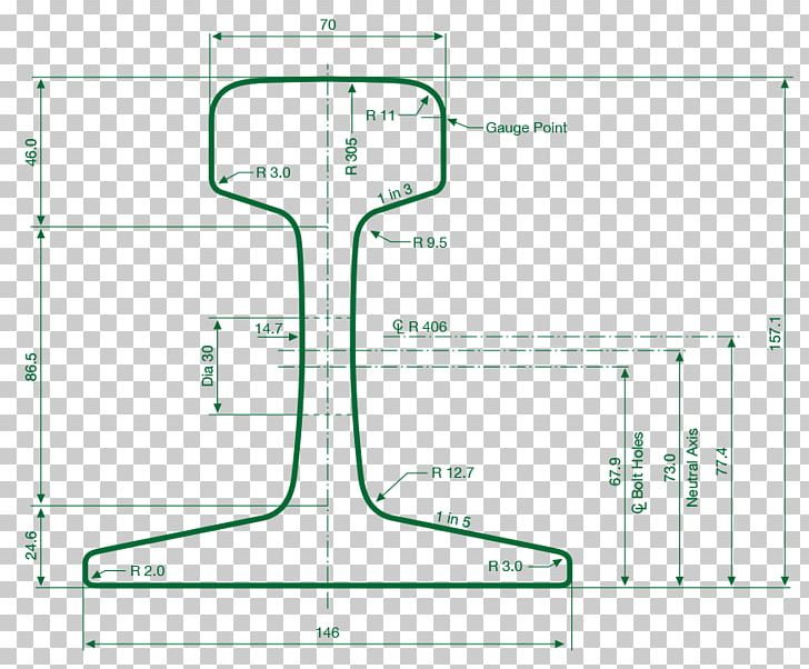 Rail Transport Train Track Rail Profile Crane PNG, Clipart, Angle, Area, Baanvak, Crane, Diagram Free PNG Download