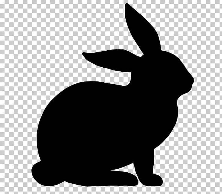 Hare Easter Bunny Rabbit Silhouette Drawing PNG, Clipart, Animals, Art, Black, Black And White, Bunny Paint Free PNG Download