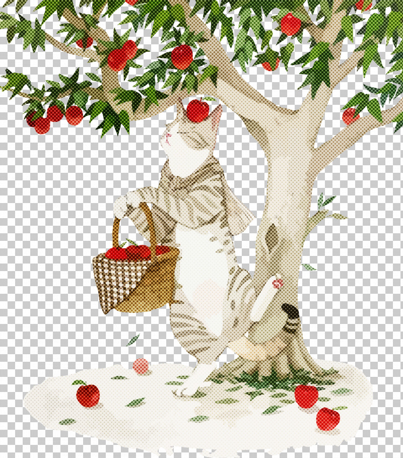 Cat Apples PNG, Clipart, Apple, Branch, Flower, Fruit, Hawthorn Free PNG Download
