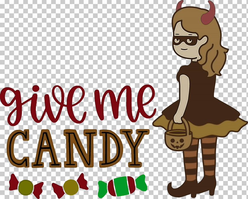 Give Me Candy Trick Or Treat Halloween PNG, Clipart, Behavior, Cartoon, Christmas Day, Give Me Candy, Halloween Free PNG Download