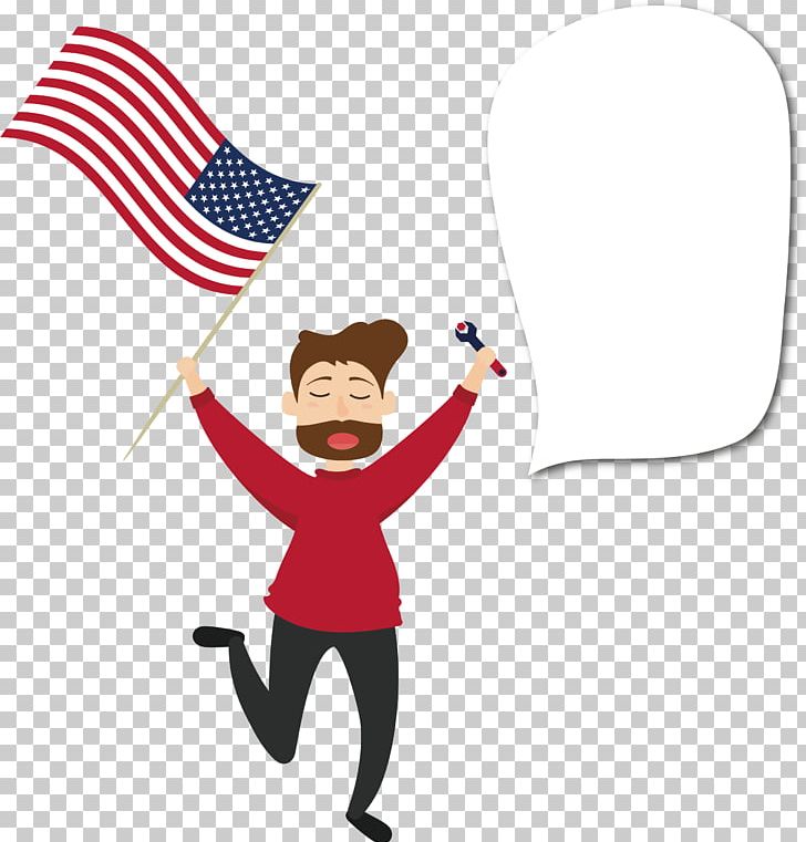 Flag Of The United States Cartoon PNG, Clipart, American, American Vector, Boy, Cartoon Characters, Encapsulated Postscript Free PNG Download