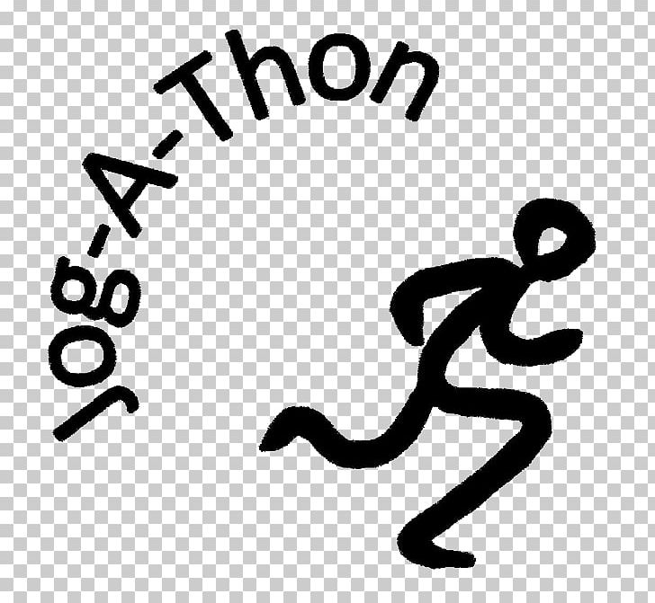 Jog-A-Thon Jogging Trail Running PNG, Clipart, Area, Black, Black And White, Brand, Fundraising Free PNG Download