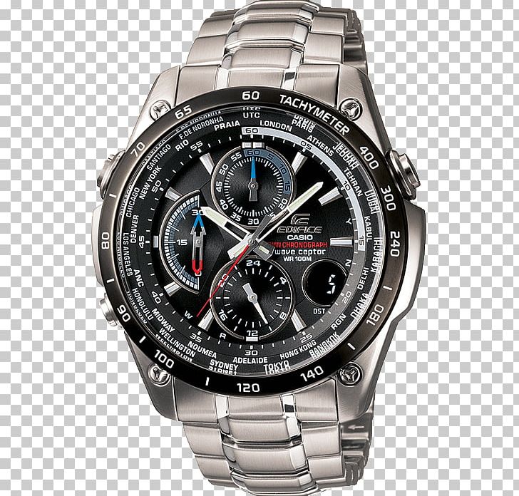 Casio Wave Ceptor Casio Edifice Watch Chronograph PNG, Clipart ...