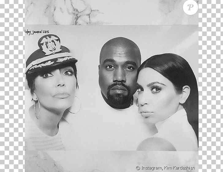 Kris Jenner Kanye West Keeping Up With The Kardashians Celebrity E.T. PNG, Clipart, Black And White, Caitlyn Jenner, Family, Hair Accessory, Head Free PNG Download