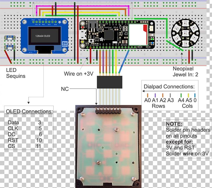 Microcontroller Fritzing Computer Keyboard Electronics Keypad PNG, Clipart, Adafruit Industries, Arduino, Area, Breadboard, Circuit Component Free PNG Download