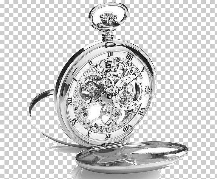 Pocket Watch Skeleton Watch Mechanical Watch PNG, Clipart, Accessories, Automatic Watch, Black And White, Body Jewelry, Charms Pendants Free PNG Download