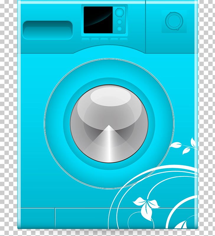 Washing Machine Home Appliance Clothes Dryer Laundry Room PNG, Clipart, Appliances, Aqua, Azure, Blue Abstract, Blue Background Free PNG Download