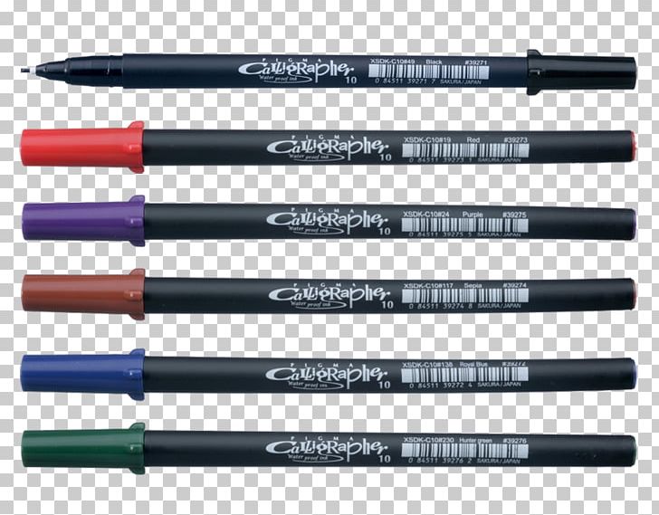 Ballpoint Pen Pigma Calligrapher Pen Calligraphy Marker Pen PNG, Clipart, Art Creative Materials Institute, Ball Pen, Ballpoint Pen, Calligraphy, Color Free PNG Download