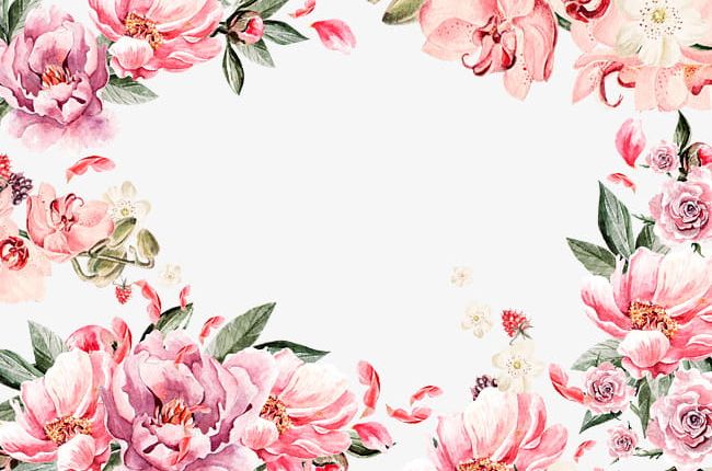 Pink Border PNG, Clipart, Flowers, Frame, Material, Pink, Png Free PNG ...