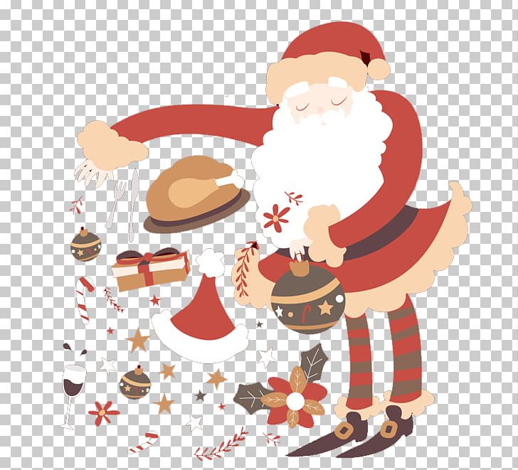 Santa Claus Christmas Ornament Greeting Card PNG, Clipart, Art, Christmas, Christmas Decoration, Christmas Ornament, Claus Vector Free PNG Download